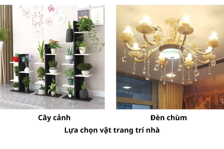 Lựa chọn vật trang trí nhà