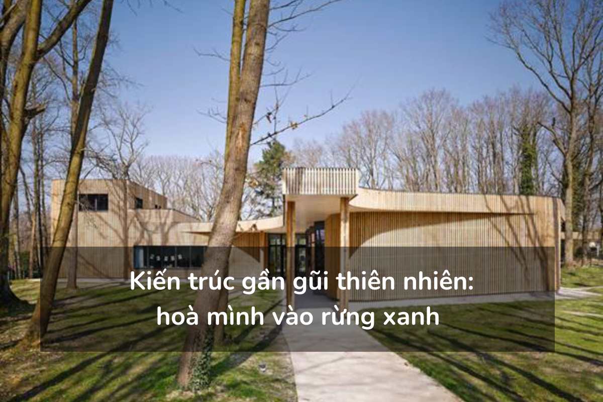 Kiến trúc gần gũi thiên nhiên - hoà mình vào rừng xanh