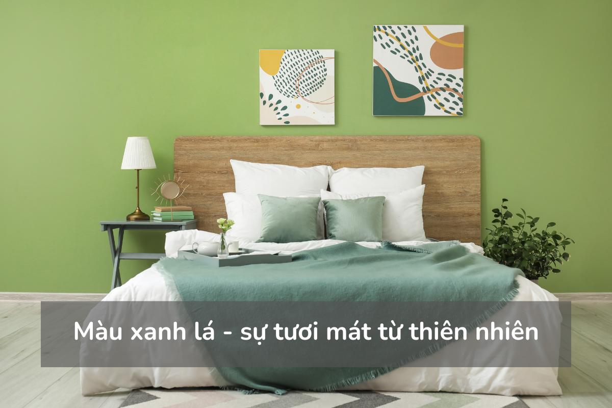 Màu xanh lá - sự tươi mát từ thiên nhiên