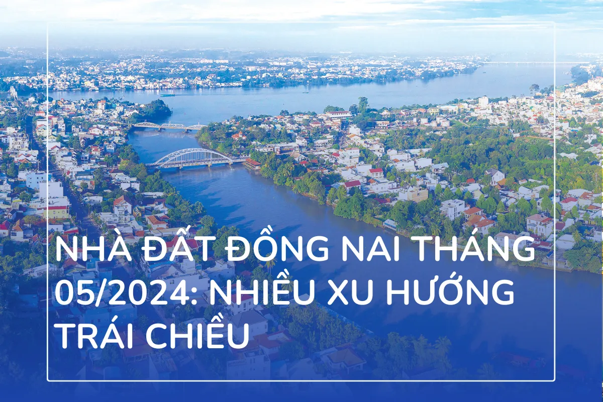 Nhà đất Đồng Nai tháng 05/2024 - Nhiều xu hướng trái chiều