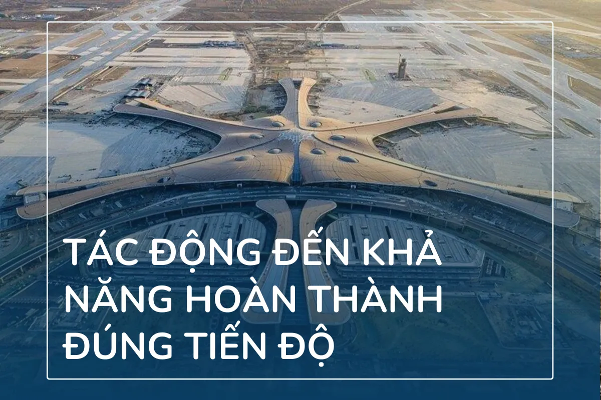 Tác động đến khả năng hoàn thành đúng tiến độ