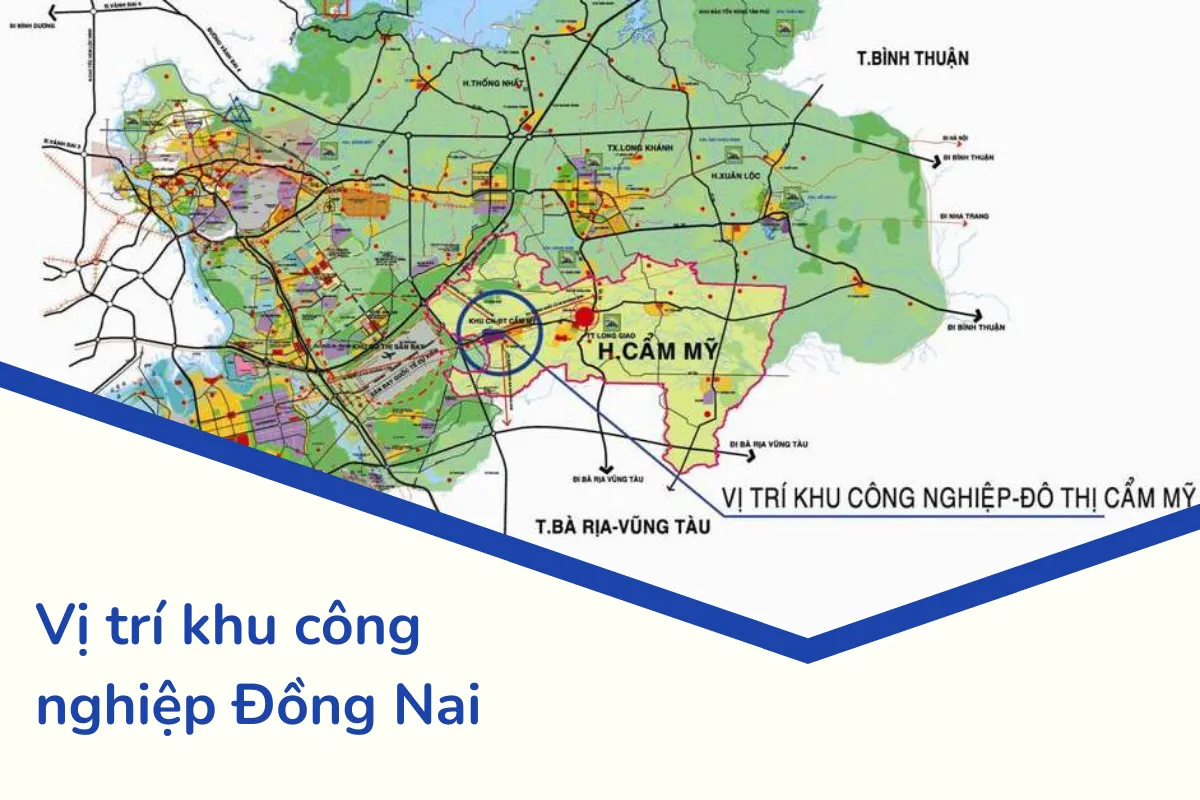 Vị trí khu công nghiệp Đồng Nai