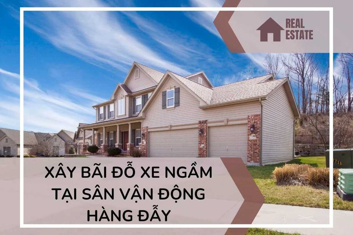 Xây bãi đỗ xe ngầm tại sân vận động Hàng Đẫy