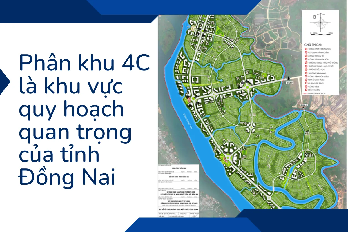 Phân khu 4C là khu vực quy hoạch quan trọng của tỉnh Đồng Nai