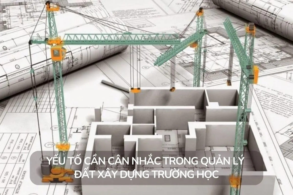 Yếu tố cần cân nhắc trong quản lý đất xây dựng trường học