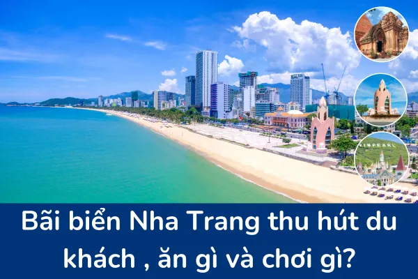 bãi biển Nha Trang thu hút du khách nước ngoài