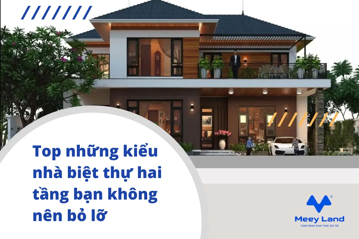 nhà biệt thự hai tầng