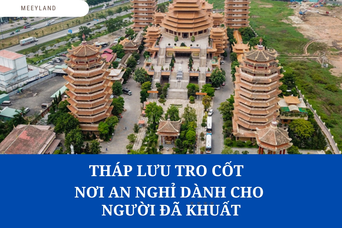 Tháp lưu tro cốt banner