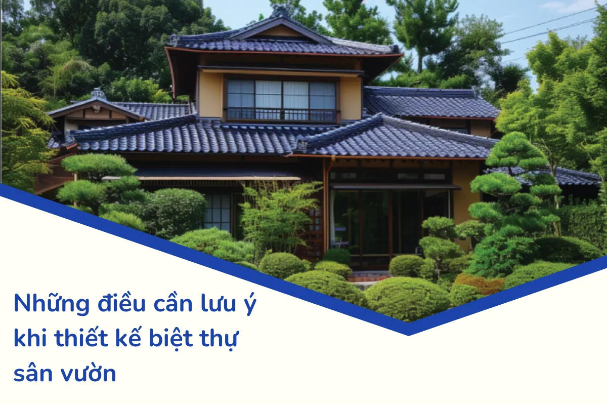 thiết kế biệt thự sân vườn