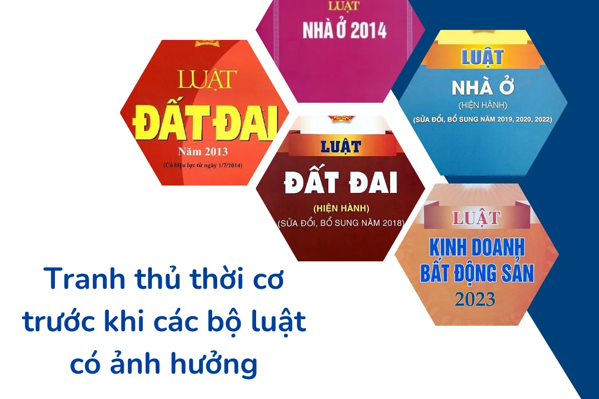 Tranh thủ thời cơ trước khi các bộ luật có ảnh hưởng