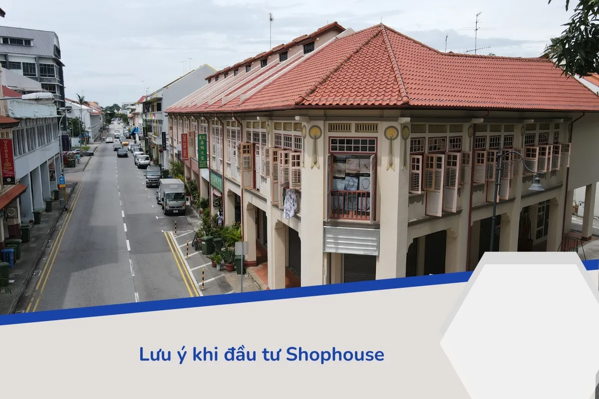 Lưu ý khi đầu tư Shophouse