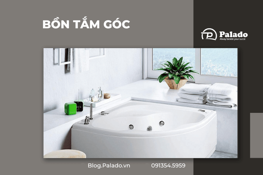Bồn tắm góc là gì?