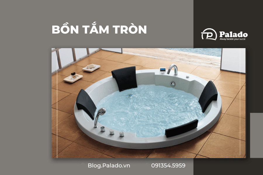 Kích thước phổ biến của bồn tắm