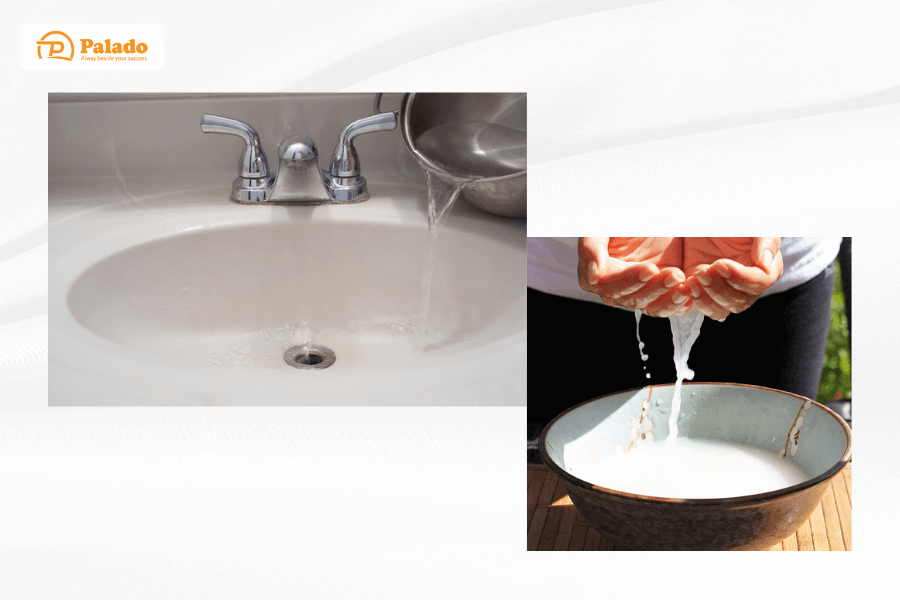 Tẩy trắng bồn rửa mặt