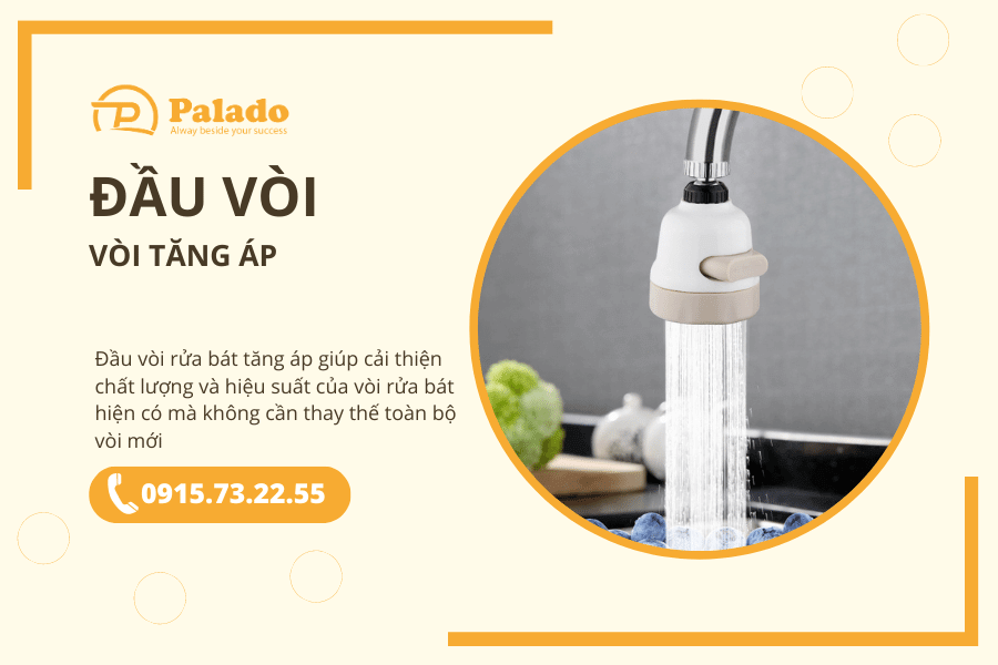 Đầu vòi rửa bát tăng áp Đầu vòi rửa bát tăng áp