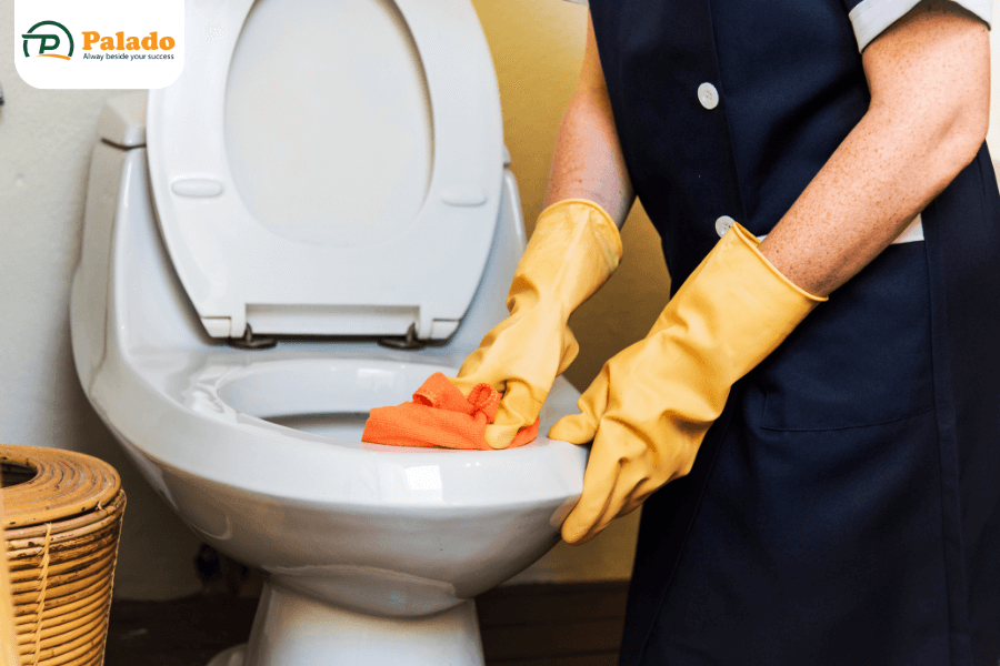 Vệ sinh bồn cầu định kỳ
