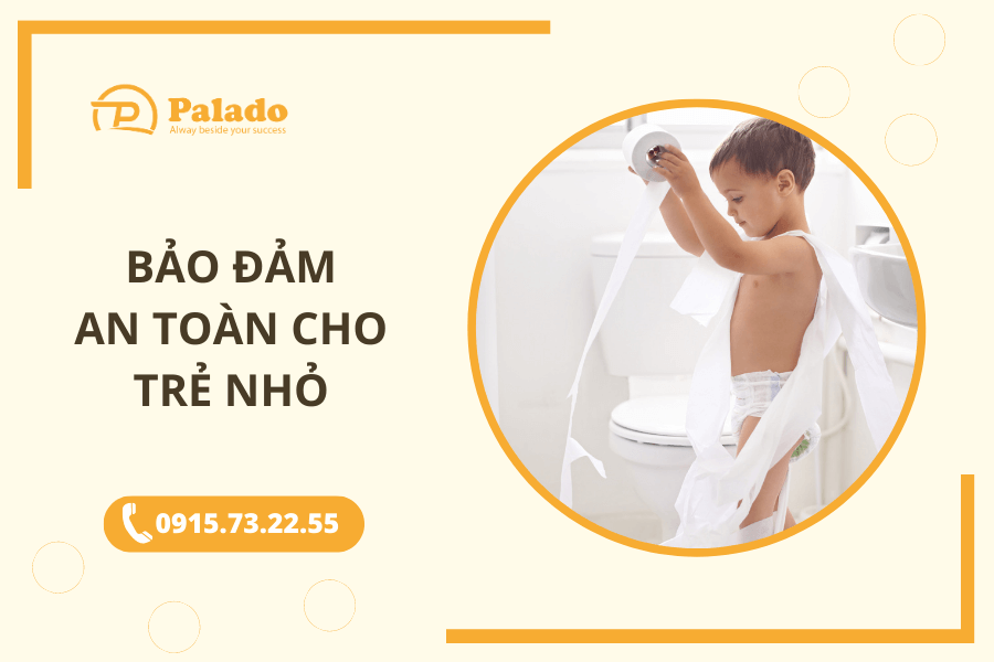 Bảo đảm an toàn cho trẻ nhỏ khi ở trong phòng tắm (3) Không để trẻ một mình trong phòng tắm