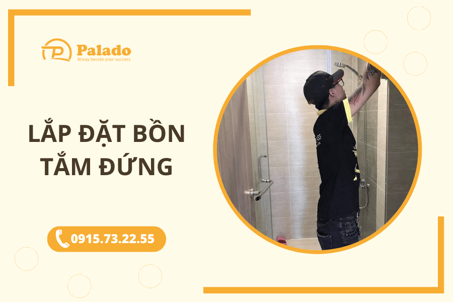 Lắp đặt bồn tắm đứng như thế nào (5) Bước 2: Chống thấm tường