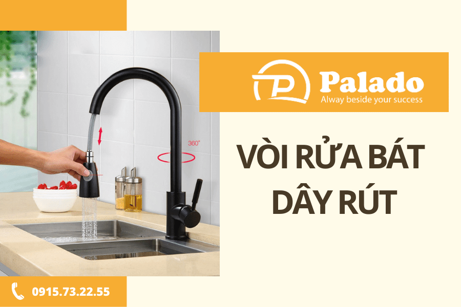 Lựa chọn vòi rửa bát dây rút Linh hoạt khi sử dụng Lựa chọn vòi rửa bát dây rút Linh hoạt khi sử dụng