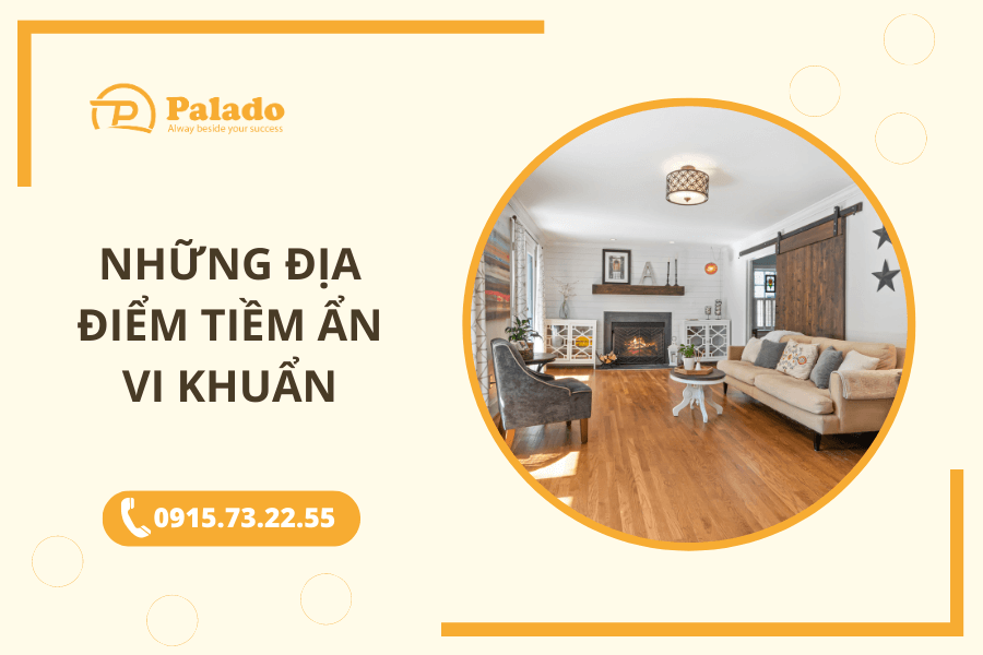 Những địa điểm tiềm ẩn vi khuẩn trong gia đình (4) Phòng khách