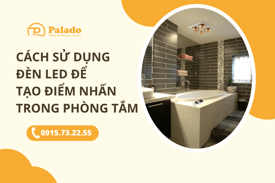 Sử dụng đèn LED trong trang trí phòng tắm (3) Sử dụng đèn LED trong trang trí phòng tắm (3)