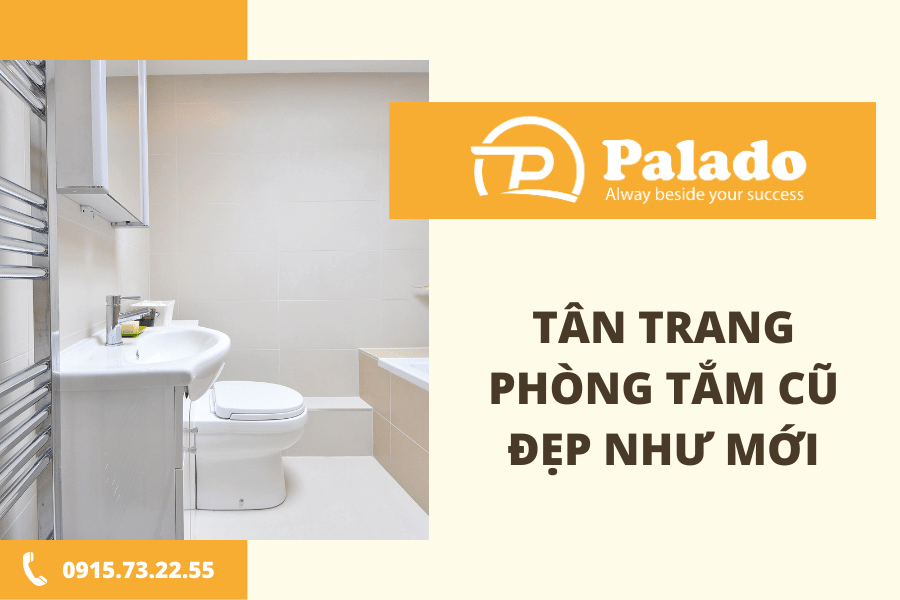 Tân trang phòng tắm cũ đẹp như mới (3) Thay mới thiết bị vệ sinh
