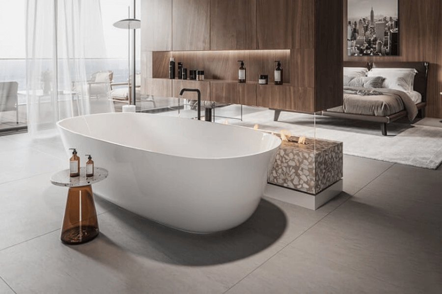 Tư vấn lắp đặt bồn tắm trong phòng ngủ 2 Các yếu tố cần xem xét khi lắp đặt bồn tắm trong phòng ngủ