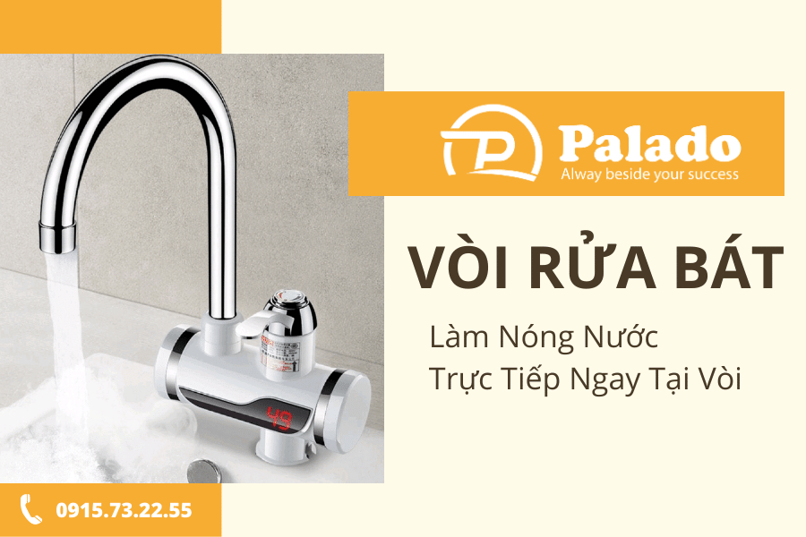 Vòi rửa bát làm nóng nước trực tiếp là gì Vòi rửa bát làm nóng nước trực tiếp là gì