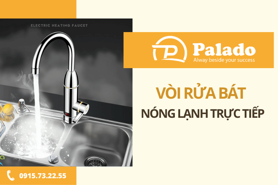 Vòi rửa bát nóng lạnh trực tiếp có độ bền và tuổi thọ cao Vòi rửa bát nóng lạnh trực tiếp có độ bền và tuổi thọ cao