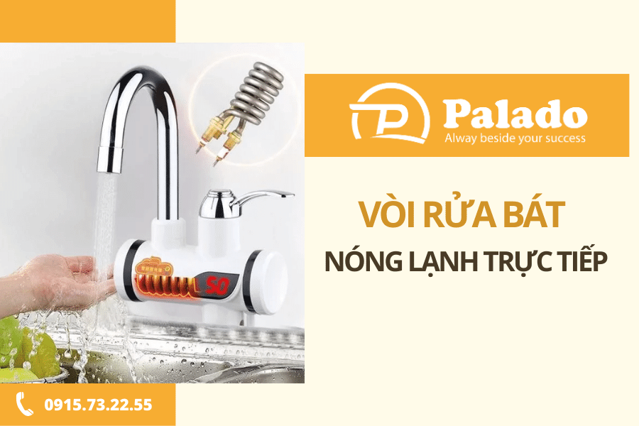 Đặc điểm của vòi rửa nóng lạnh trực tiếp Đặc điểm của vòi rửa nóng lạnh trực tiếp