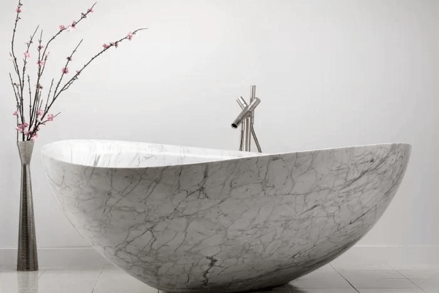 u nhược điểm của các vật liệu tạo nên bồn tắm (2) Ưu điểm của bồn tắm đá