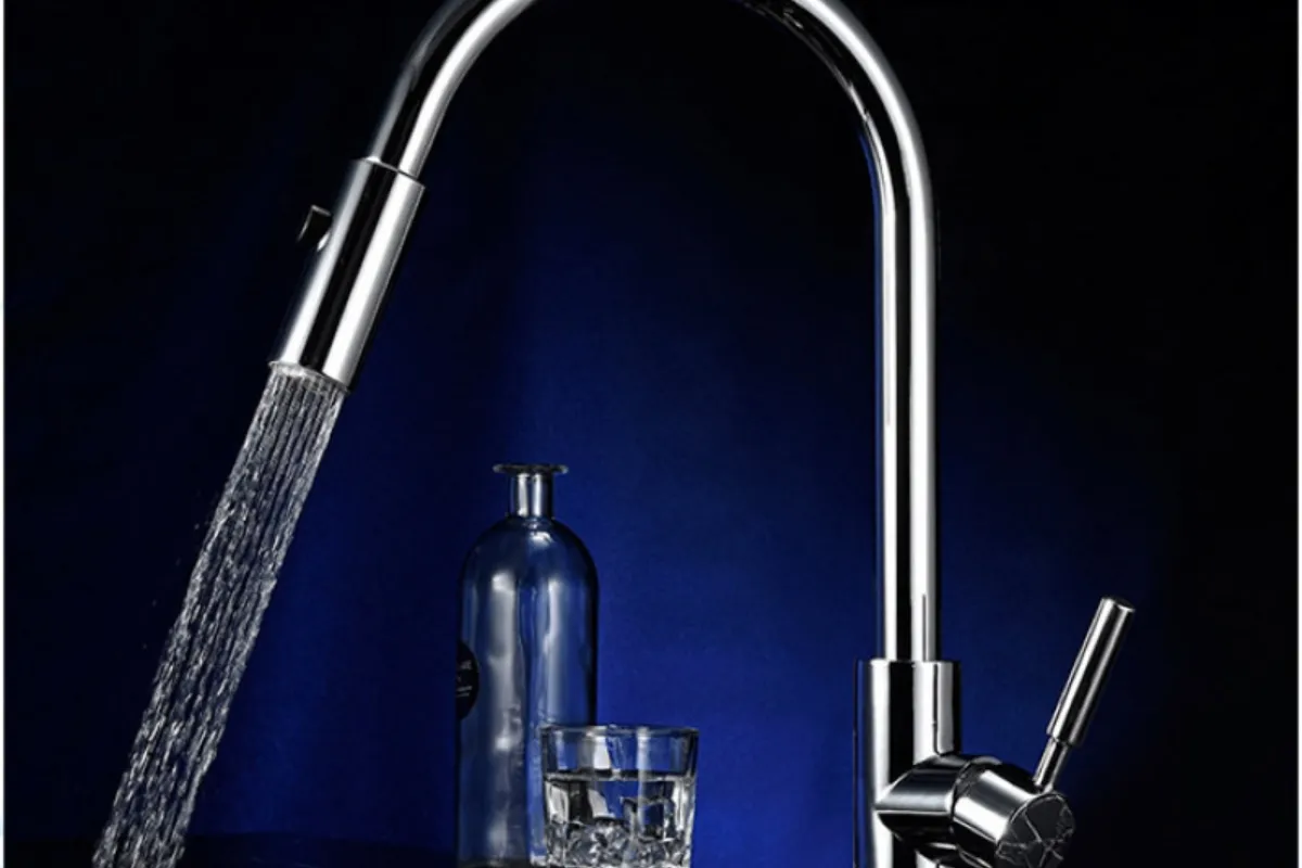 Vòi rửa chén nóng lạnh inox cao cấp Navier NV-406