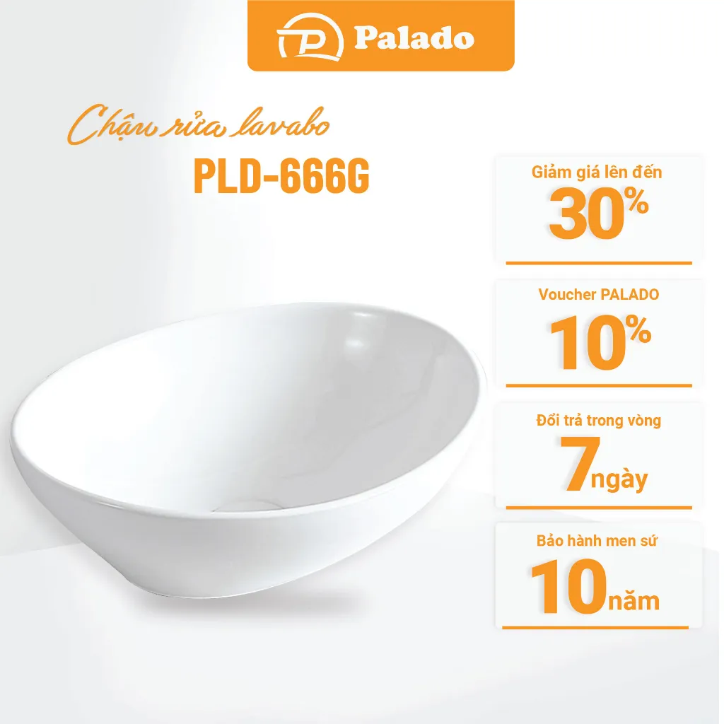 Chậu rửa Lavabo Palado PLD666G là một sự kết hợp hoàn hảo giữa thiết kế hiện đại và tính tiện ích