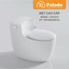 Bồn cầu PLD-672I được chế tác từ chất liệu gốm sứ (ceramic) cao cấp, bền bỉ theo thời gian.
