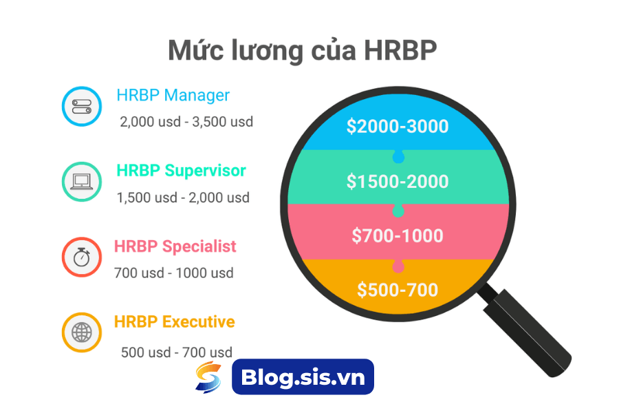 Mức lương và yêu cầu cho vị trí HRBP