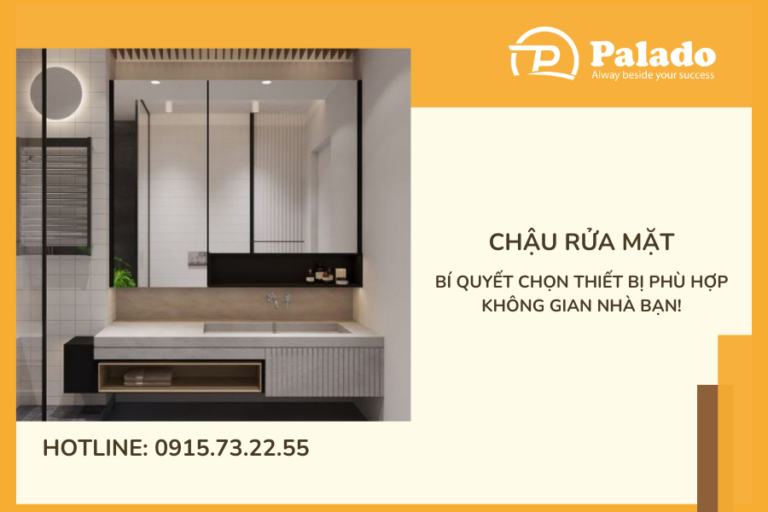 Chậu rửa mặt Bí quyết chọn thiết bị phù hợp không gian nhà bạn!