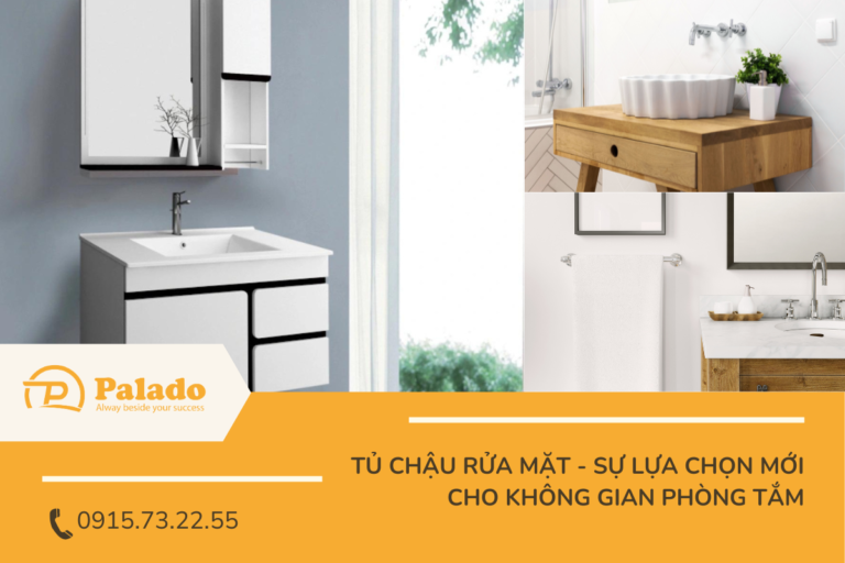 Tủ chậu rửa mặt - Sự lựa chọn mới cho không gian phòng tắm