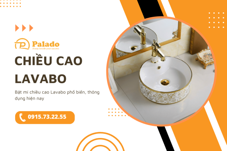 Bật mí chiều cao Lavabo phổ biến, thông dụng hiện nay