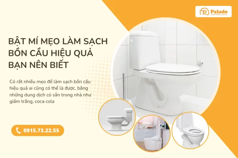 Bật mí mẹo làm sạch bồn cầu hiệu quả bạn nên biết