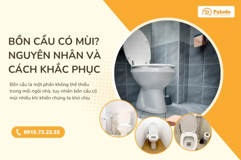 Bồn cầu có mùi? Nguyên nhân và cách khắc phục tại nhà