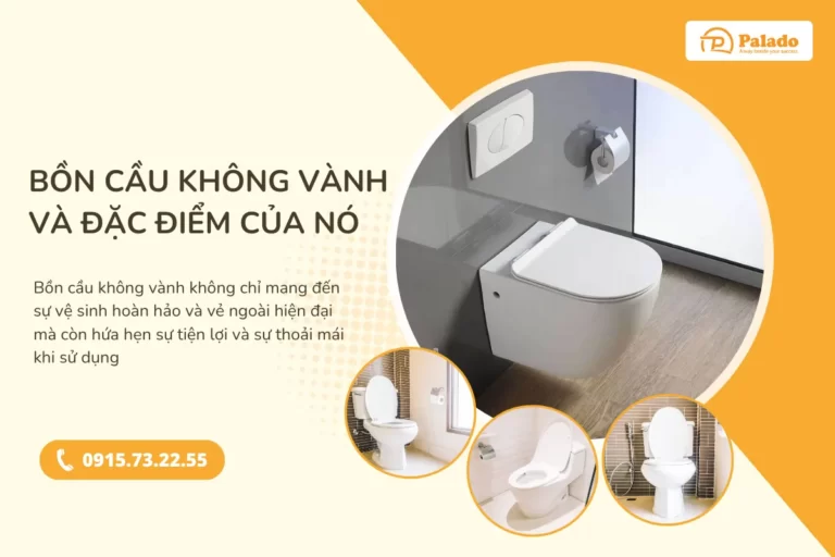 Bồn cầu vệ sinh không vành là gì và đặc điểm của nó