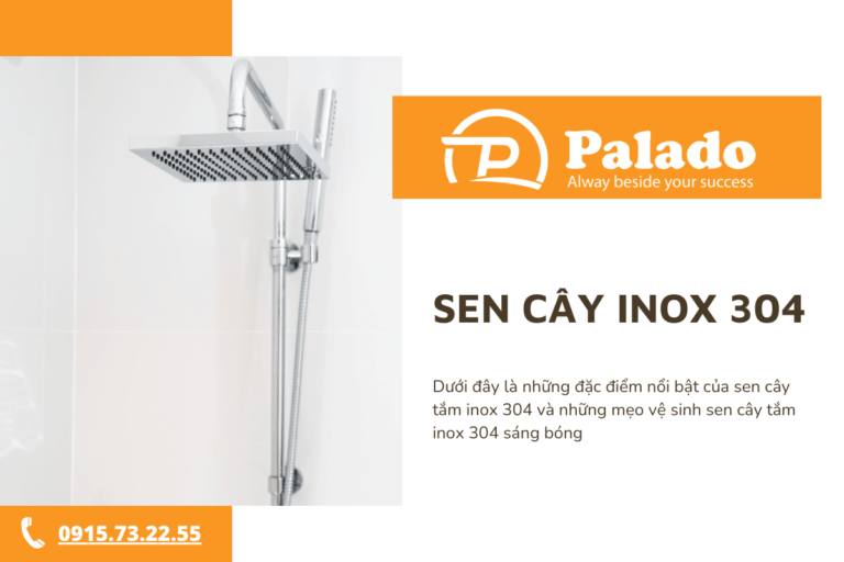 Cách vệ sinh sen cây tắm inox 304 tại nhà