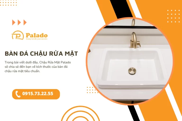 Kích thước của bàn đá chậu rửa mặt tiêu chuẩn