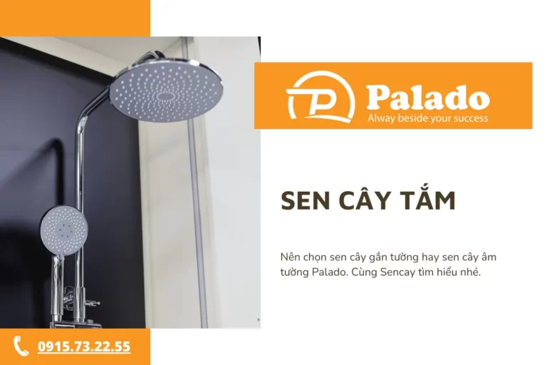 Lựa chọn sen cây gắn tường hay sen cây âm tường Palado