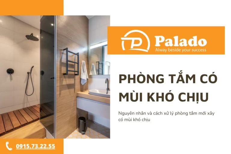 Phòng tắm mới xây có mùi khó chịu Nguyên nhân và cách xử lý