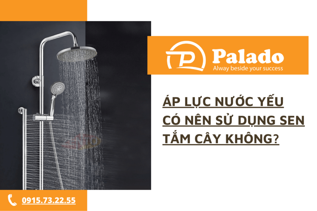 áp lực nước yếu có nên sử dụng sen tắm cây không