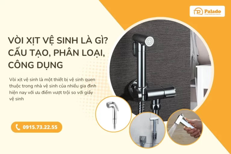 Vòi xịt vệ sinh là gì Cấu tạo, phân loại, công dụng