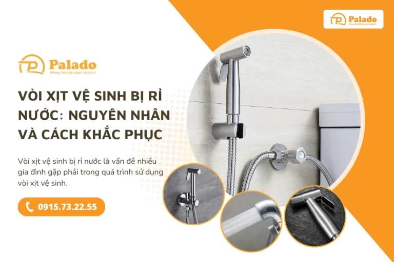 Vòi xịt vệ sinh bị rỉ nước Nguyên nhân và cách khắc phục