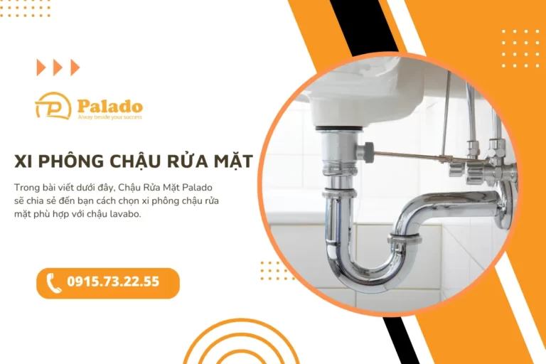 Cách chọn xi phông chậu rửa mặt phù hợp với chậu lavabo