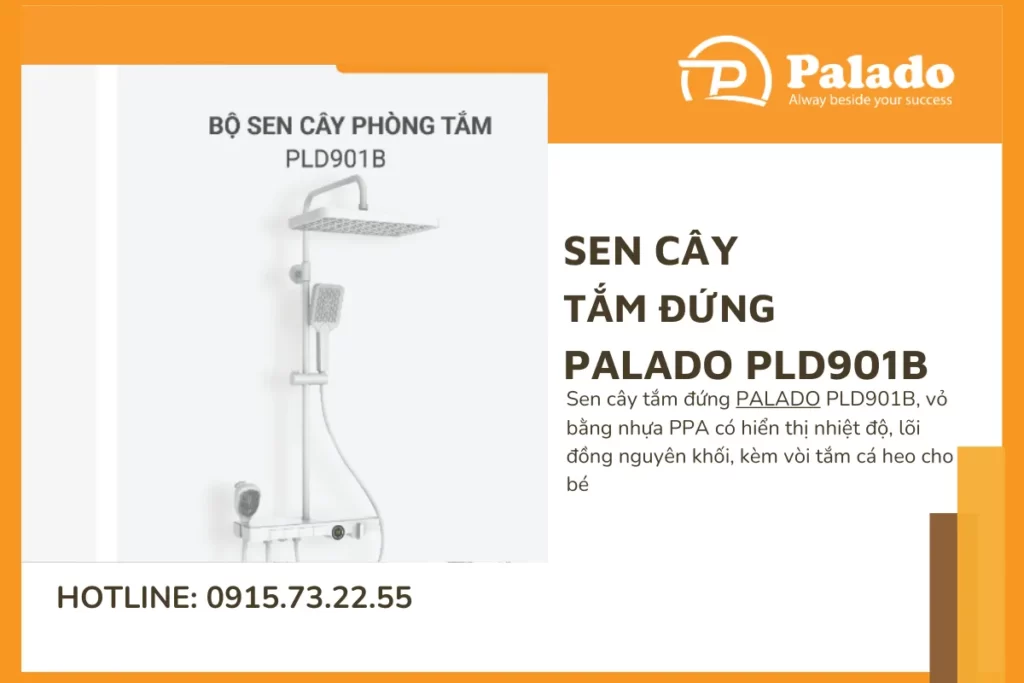 Sen cây tắm đứng PALADO PLD901B